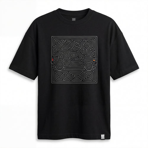 NVRFOUND LABYRINTH T-SHIRT - BLACK