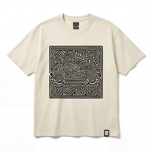 NVRFOUND LABYRINTH T-SHIRT - Off-White